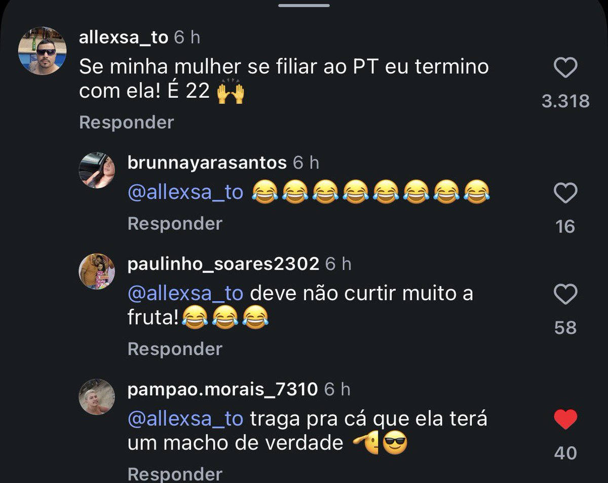 mandown1993's tweet photo. “Traga pra cá que ela terá um macho de verdade” KKKKKKKKKKKKKKKK https://t.co/Bg70MsRF4m