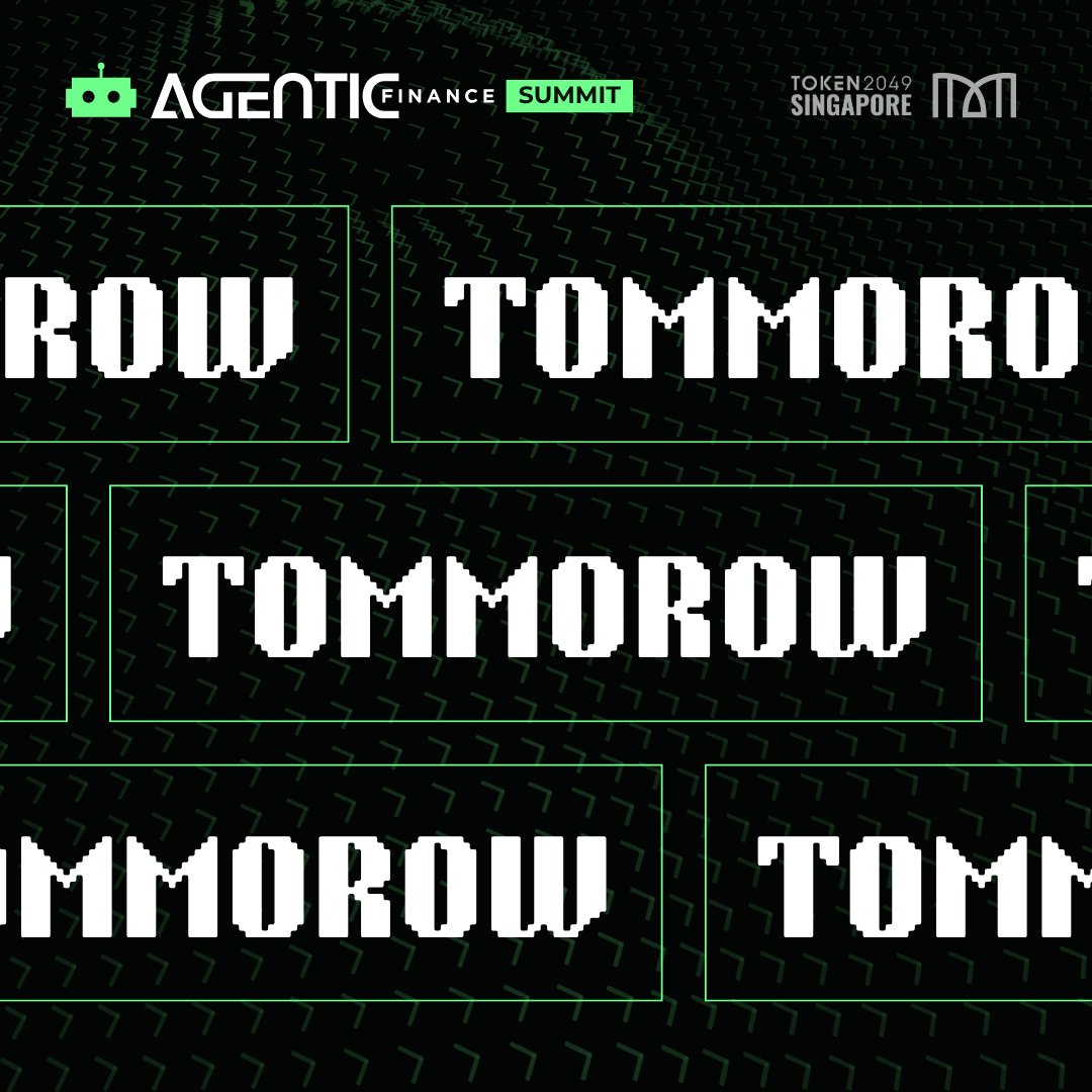 afinancesummit's tweet photo. Tomorrow, the room finally comes together! 

400 hand-picked leaders across finance, AI, crypto and prediction markets, with @eToro , @aave , @PanteraCapital , @chainlink , @StanChart  and many more under one roof.

Months of building. One day in Singapore.
See you at Suntec Convention Centre. 🇸🇬