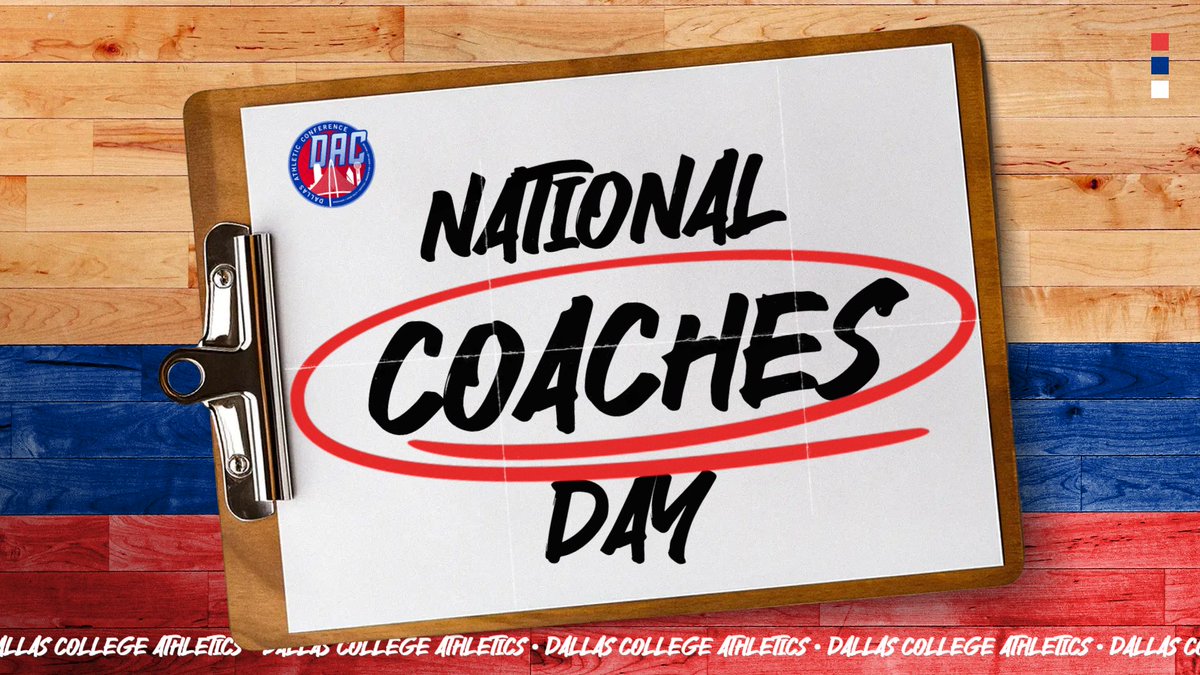 DallasAthConf's tweet photo. It's National Coaches Day  🏐⚽️🏀⚾️🏈 🖥️

#NationalCoachesDay | #DallasCollegeAthletics https://t.co/L0IzLs6z3g