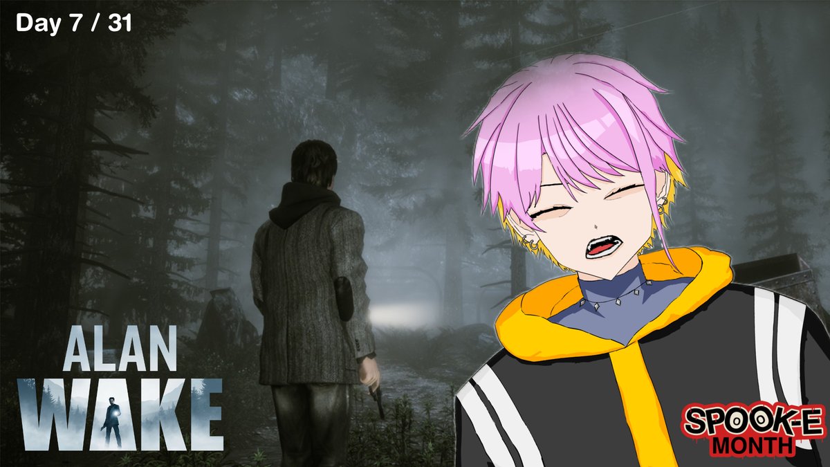 Okurokaruma's tweet photo. Was too tired from work yesterday. We'll continue the Alan Wake today instead!

@ Oct. 8, 1 NZST / Oct. 7, 20 PHT | 5 PDT | 14 CEST
↓
https://t.co/mGccs3mlQ3
https://t.co/15eaTUW20e

🌟 #ESTREAM #ENVTuber #AlanWake #VTuber #PNGTuber https://t.co/MxuP068svk