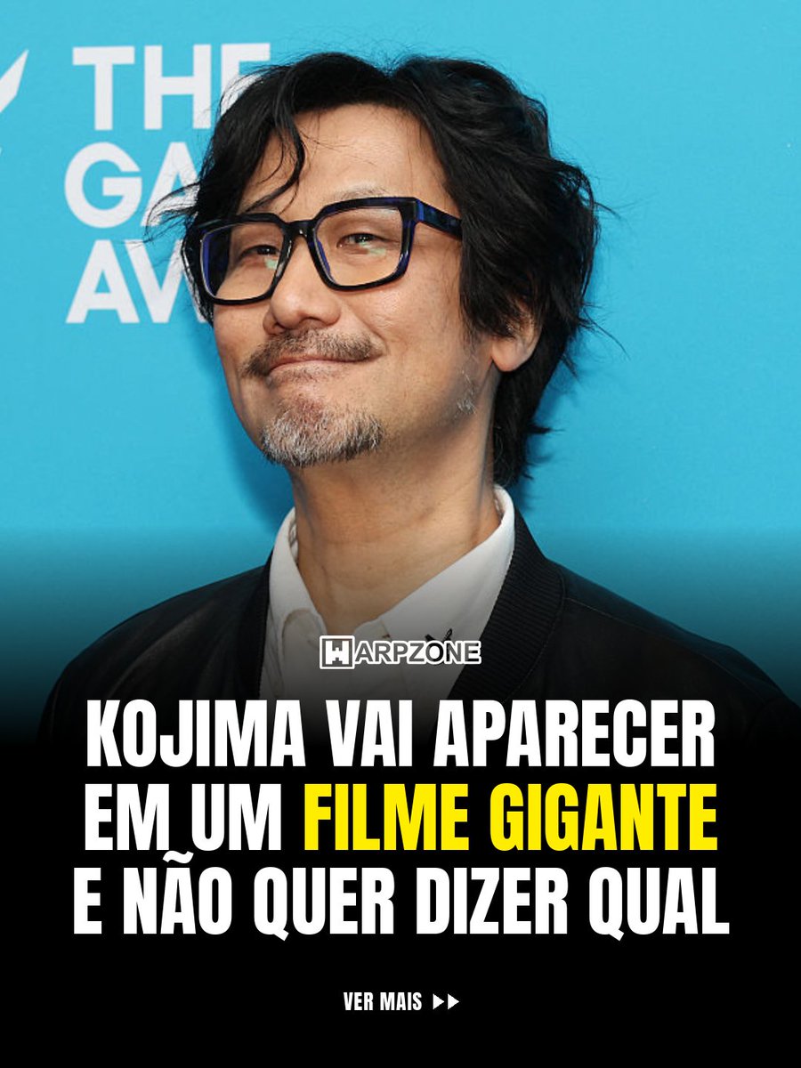WarpZoneMe's tweet photo. Olha só a cara dele... Kojima vai aparecer em um filme gigante e não diz qual. No podcast KOJI10, ele confirmou que já gravou e que não vai anunciar nada, deixando o público caçar a pista. Em qual filme você acha que ele está?

#Kojima #Cinema #WarpZone https://t.co/wB4VV3Q7wy
