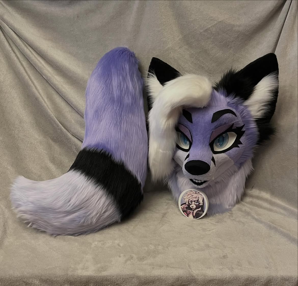 moondeitycrafts's tweet photo. 💜purple fox fursuit head and tail💜

3D printed eyes and base

Handcrafted with lots of love

super soft

Has neck fur

lined

Luxury faux fur

Head and tail

#furry #fursuit #fursuitforsale #fursuitmaker #fursuitpartial https://t.co/PBpeXLJLr2