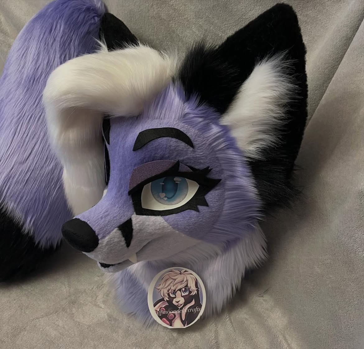 moondeitycrafts's tweet photo. 💜purple fox fursuit head and tail💜

3D printed eyes and base

Handcrafted with lots of love

super soft

Has neck fur

lined

Luxury faux fur

Head and tail

#furry #fursuit #fursuitforsale #fursuitmaker #fursuitpartial https://t.co/PBpeXLJLr2