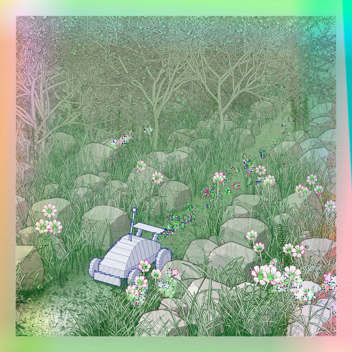 kentocards's tweet photo. For @zancan, the history of digital image-making goes back to the late 1980s, when he began developing animated computer graphics.

Drawing and code have been part of his practice ever since. 🧵 https://t.co/TeSKbsLF81
