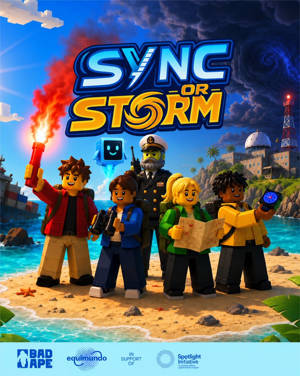 UNSpotlight's tweet photo. Sync or Storm is a cooperative game that brings positive behaviours into a space where boys are already engaged, giving players the chance to see them in action, practice them, and experience the difference they can make.β
Coming soon!β
#SyncOrStorm #WithHer β#EVAWG https://t.co/3FO7ttCTZQ