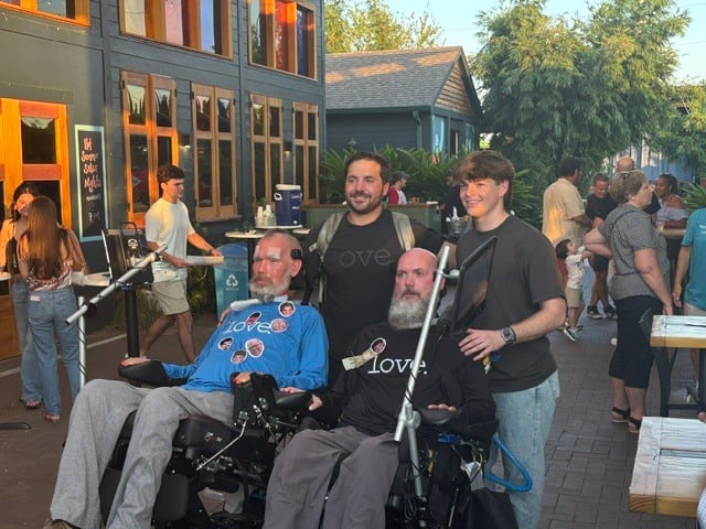 superiorvan's tweet photo. #NewOrleans came together and celebrated 50 years of @brianjeansonne last month! Brian received his #ALS diagnosis in 2019 and has never let it slow him down. Happy Birthday Brian, we'll see you out on the road! #SuperiorVan #MakingMobilityPossible https://t.co/eInRA8VALf