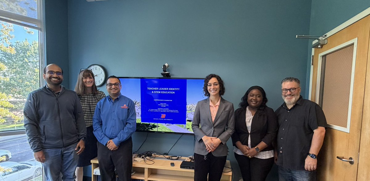 1KrishnaPakala's tweet photo. A milestone worth celebrating!

Congratulations to Maeve Bakic on passing her PhD comprehensive exam today.

Maeve, your hard work and determination are inspiring. I’m proud to be part of your journey and excited for all that’s ahead!

#PhDLife #FirstGen #EngineeringEducation https://t.co/9GRvBF0tVS