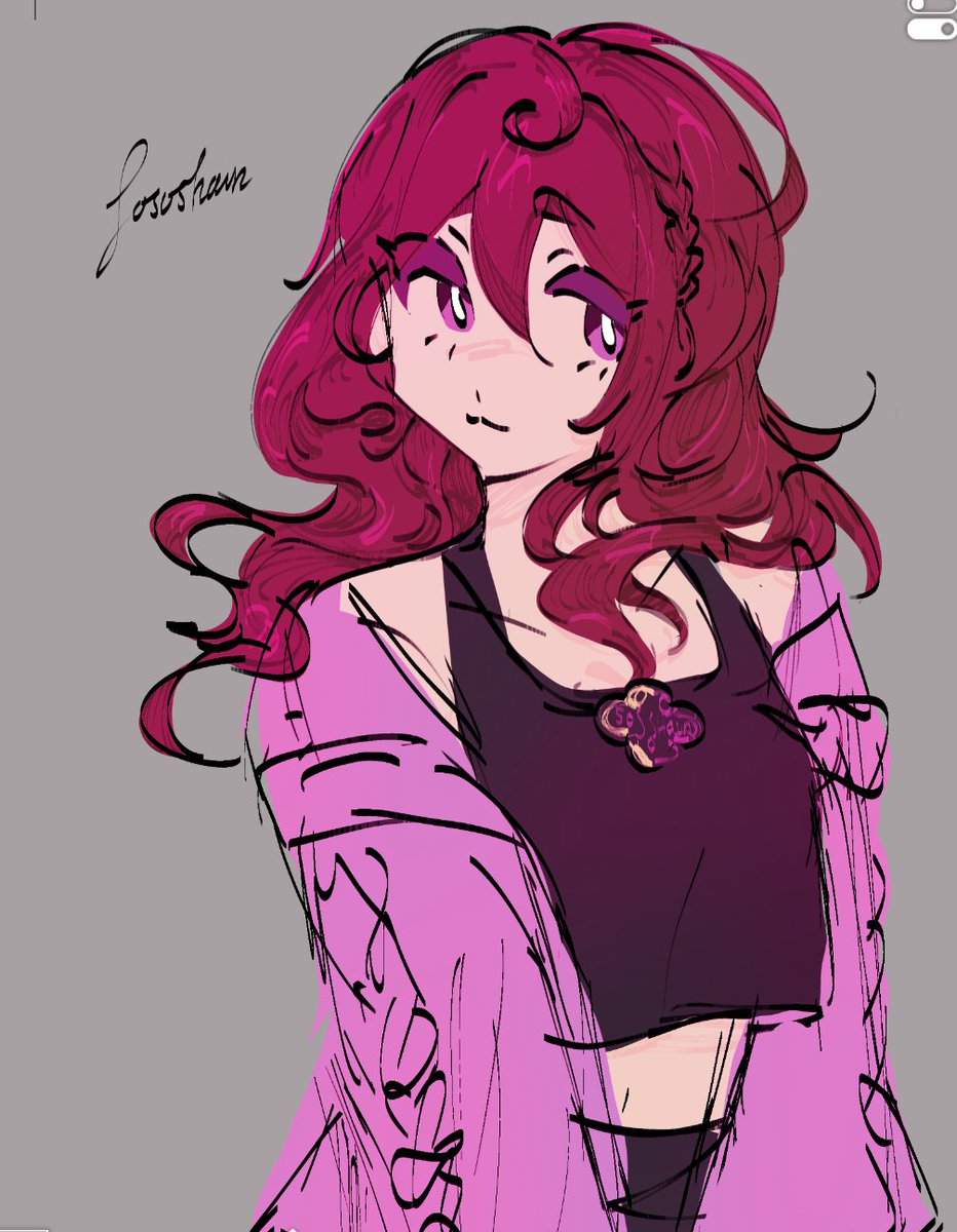 mo_andee's tweet photo. #sososhaunfanart (doodle) before title proposal paper comes to kick my butt 😿 not the best rn https://t.co/kp3SV4Hto6