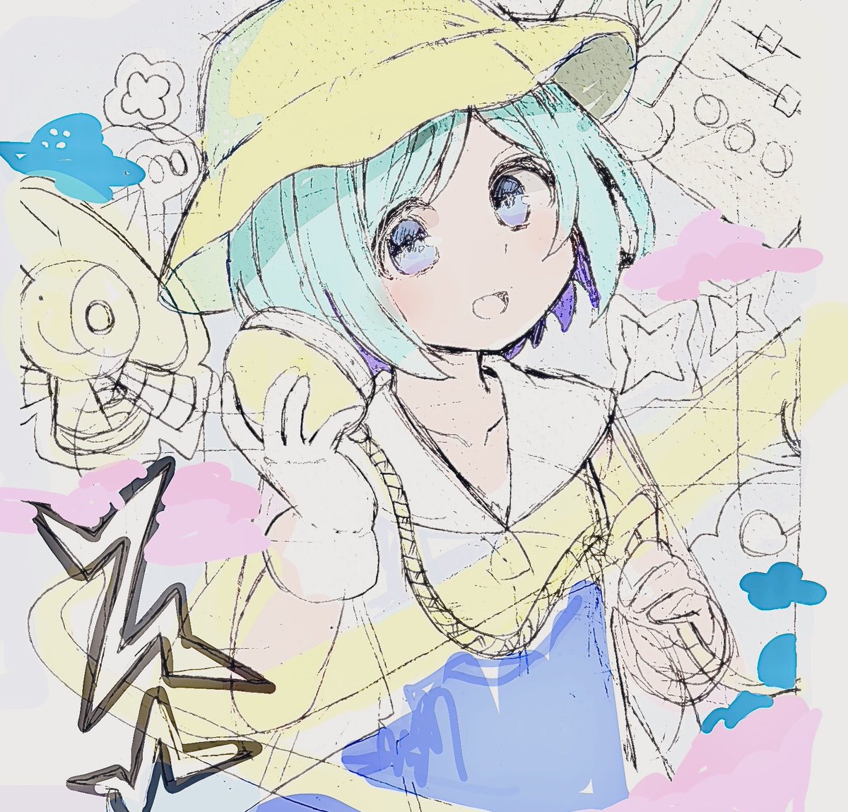 basma109rin's tweet photo. ポのミントちゃん落書き https://t.co/ePBoJhx6lQ