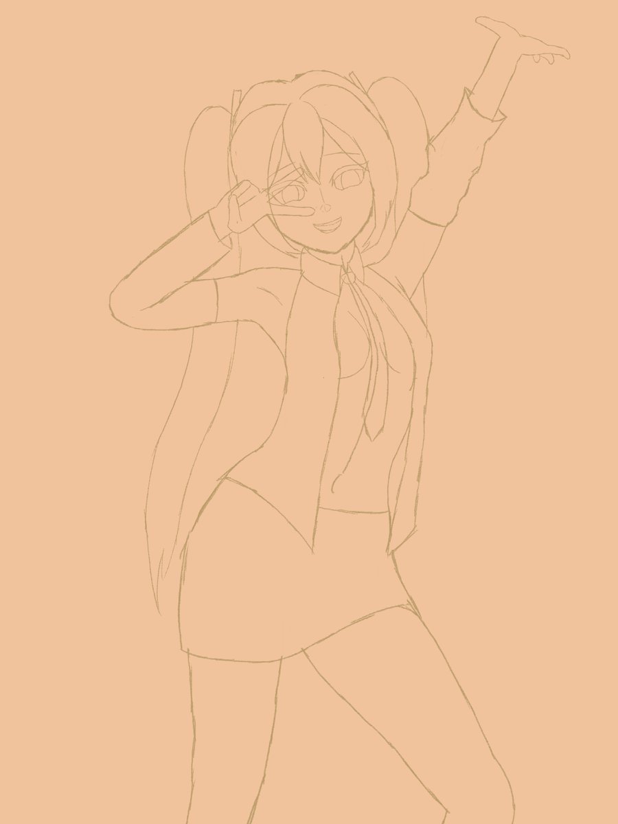 Runatyr9's tweet photo. Hatsune Miku WIP 1 https://t.co/JsY3s8aPFR