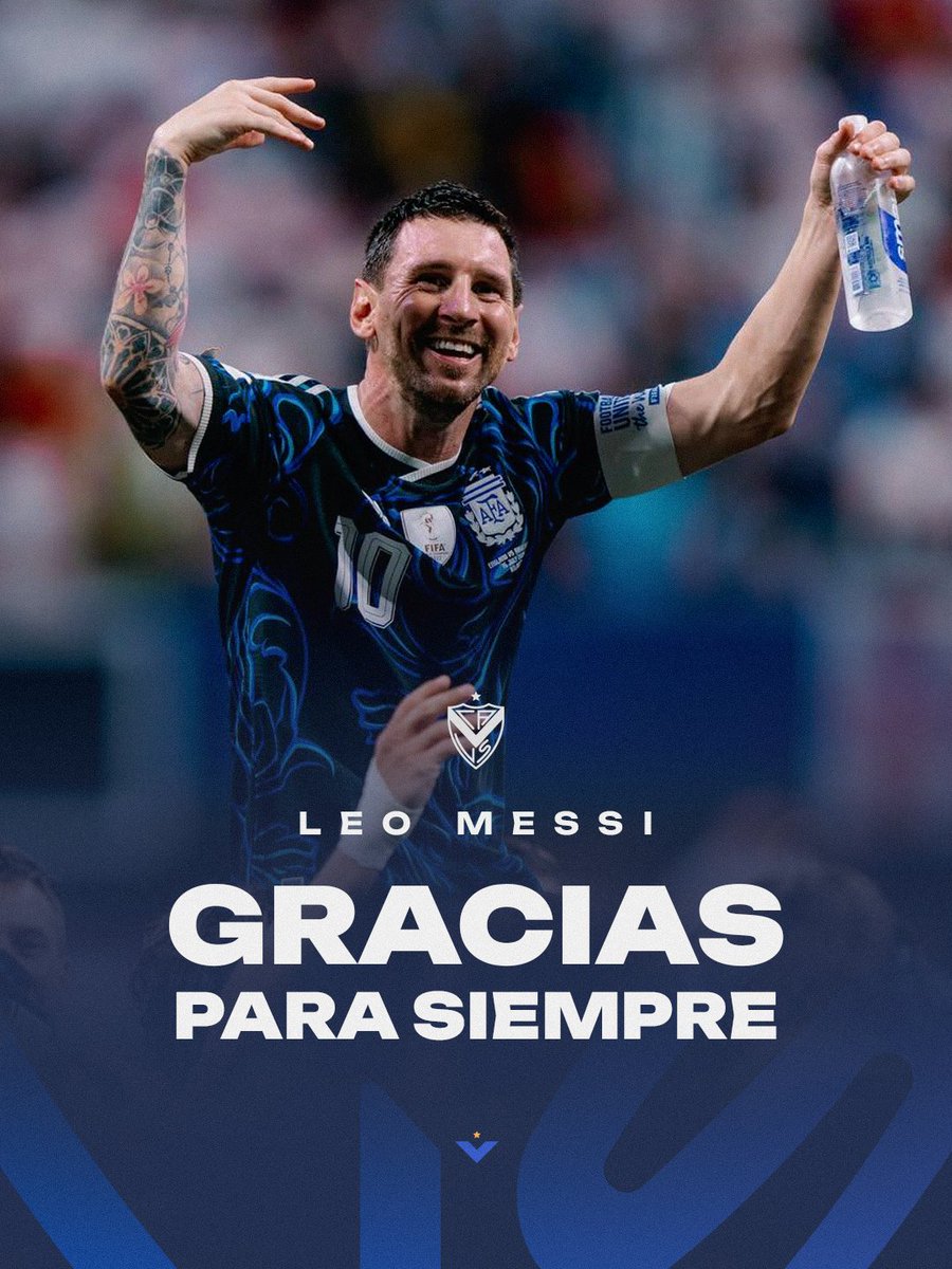 Velez's tweet photo. GRACIAS para siempre 💙🇦🇷🐐 https://t.co/M15T6kOgMH