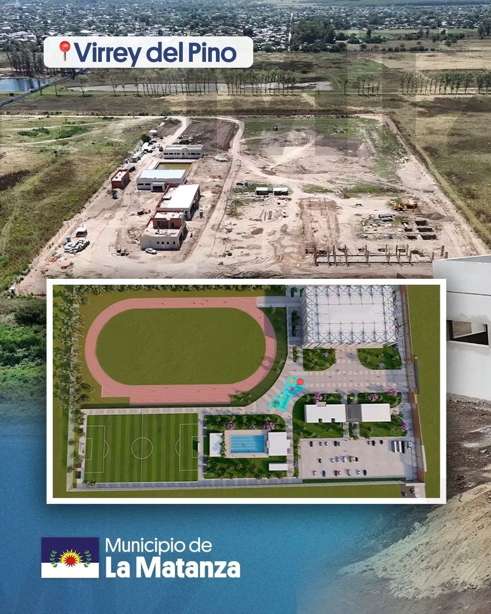 perucamatanzero's tweet photo. En Virrey del Pino se está construyendo un enorme polideportivo que llevará el nombre de Lionel Messi. 

En La Matanza las convicciones se demuestran con obras. Menos discurso, más hechos.
Messi, para siempre en el corazón del pueblo matancero. 

#graciascapitan 
#graciasmessi https://t.co/EVLPwBoZe6