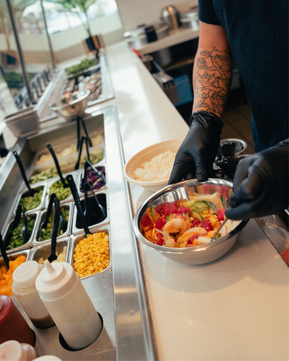 TheCollectionRP's tweet photo. Fresh, flavorful, and made your way. 🐟 Build your perfect poke bowl at Pokeworks in The Annex Food Hall with fresh seafood and tasty toppings. Your bowl, your way. 

Stop by Pokeworks and make it your own! 🥢 https://t.co/l8KJnvI5wQ