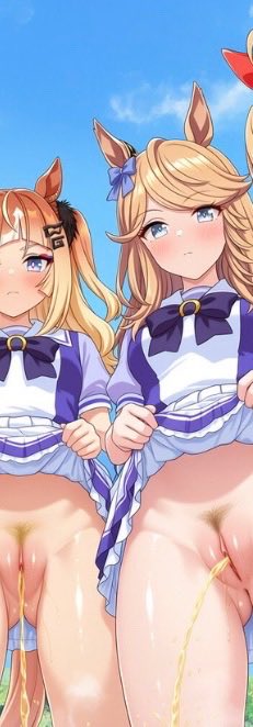TeioLoveTeio's tweet photo. 4分割<放尿娘> https://t.co/4AheexEULa