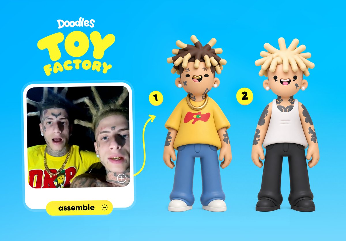 doodles's tweet photo. one photo → multiple toys

drop your group shots, couples photos, and the whole crew straight into the toy factory

try it now at https://t.co/W3JoT9NkXd https://t.co/jltTdQPsa7