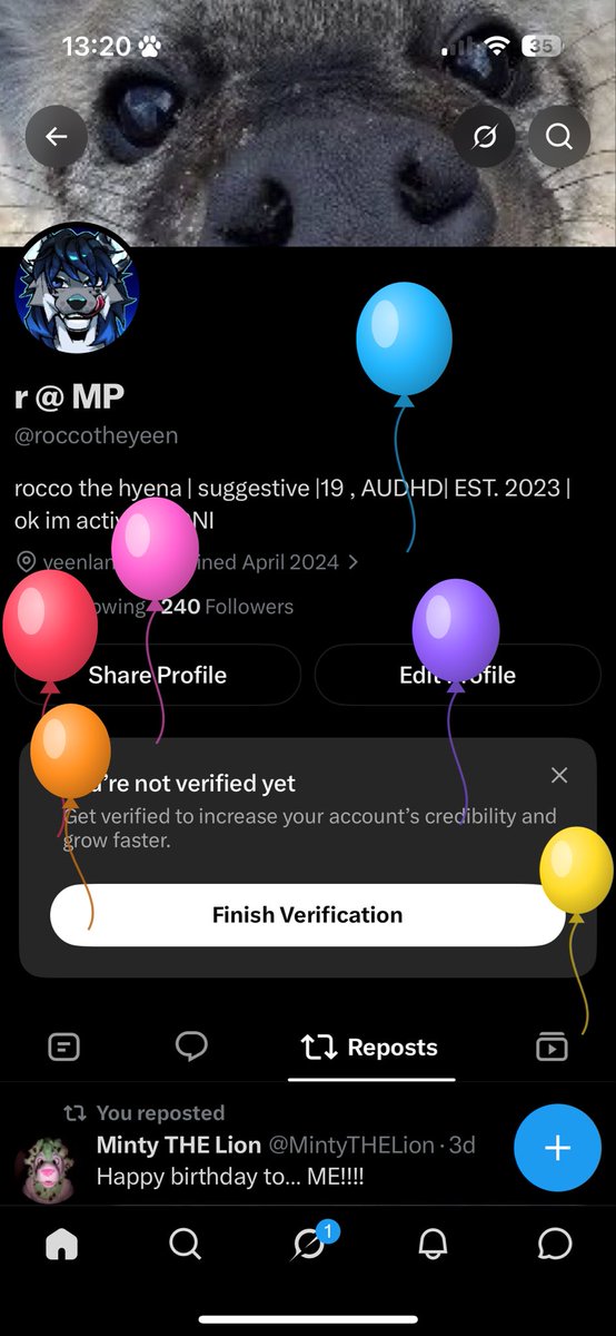 roccotheyeen's tweet photo. it’s my birthday :3 🩵 https://t.co/SaPvdTVVrG