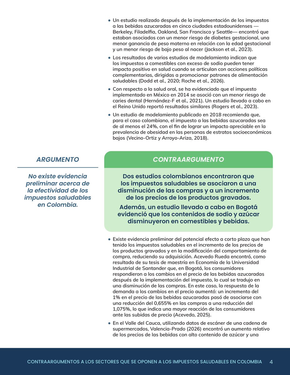 RonnySuarez_'s tweet photo. Ojo a esto:

Un grupo de académicos de diversas universidades responden, uno por uno y con evidencia robusta, los argumentos expuestos por los sectores que se oponen a los impuestos saludables en Colombia. Resumen: sí funcionan. Este el documento. ¿Me ayudan a compartir? 👇 https://t.co/eVltCepQfz