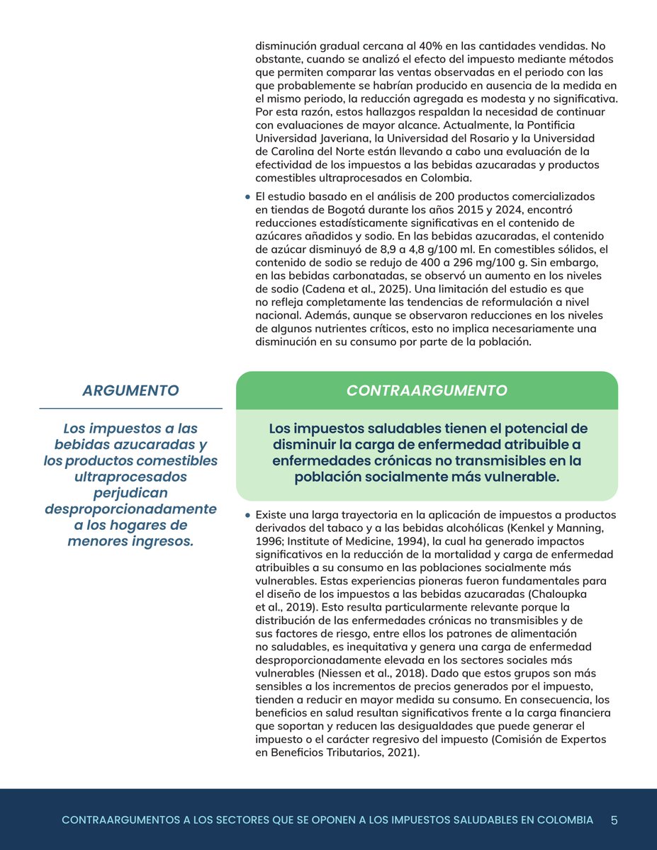 RonnySuarez_'s tweet photo. Ojo a esto:

Un grupo de académicos de diversas universidades responden, uno por uno y con evidencia robusta, los argumentos expuestos por los sectores que se oponen a los impuestos saludables en Colombia. Resumen: sí funcionan. Este el documento. ¿Me ayudan a compartir? 👇 https://t.co/eVltCepQfz