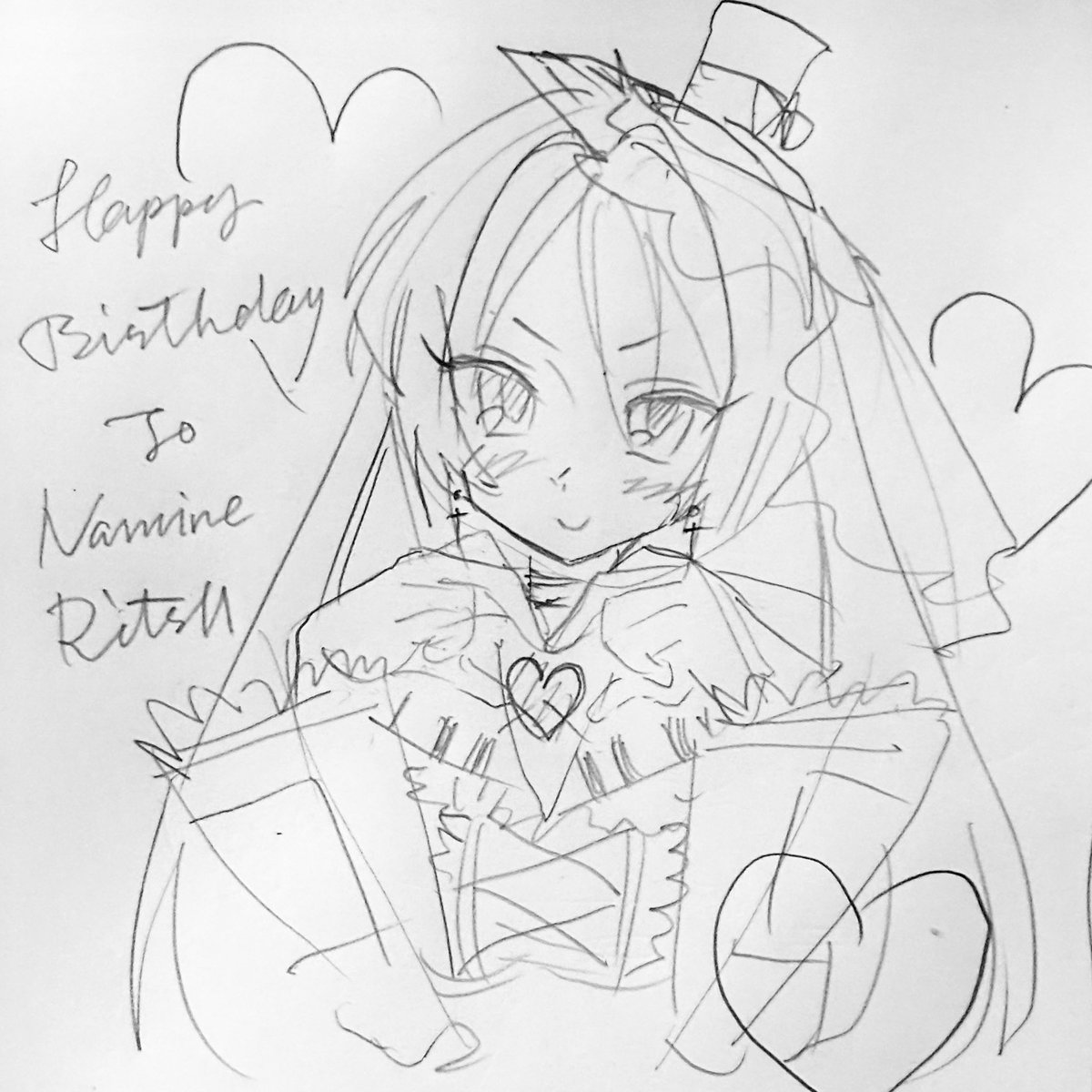 bienhime's tweet photo. まずは下書きか…
#波音リツ #UTAU https://t.co/3pWkhp1BKs