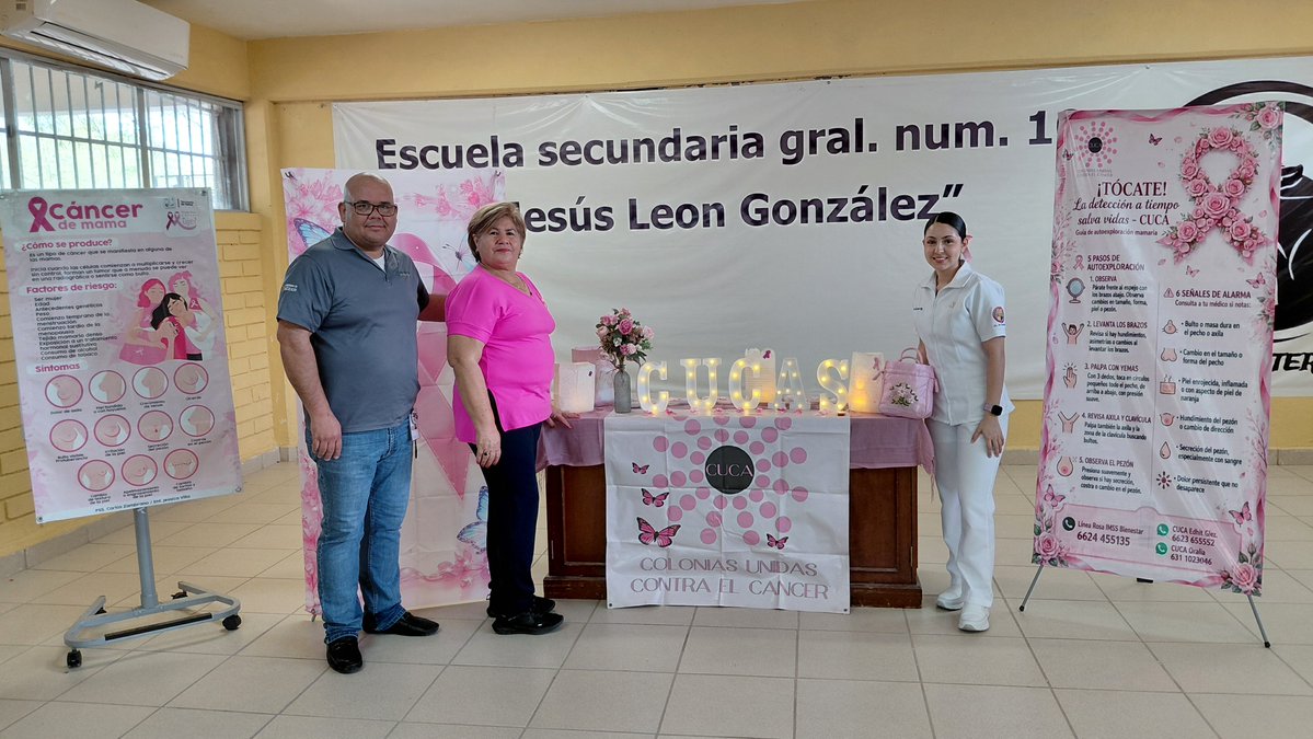csuLOMASDMADRID's tweet photo. Fortaleciendo la lucha contra el cancer de mama. Platicas https://t.co/fHMOLshErl