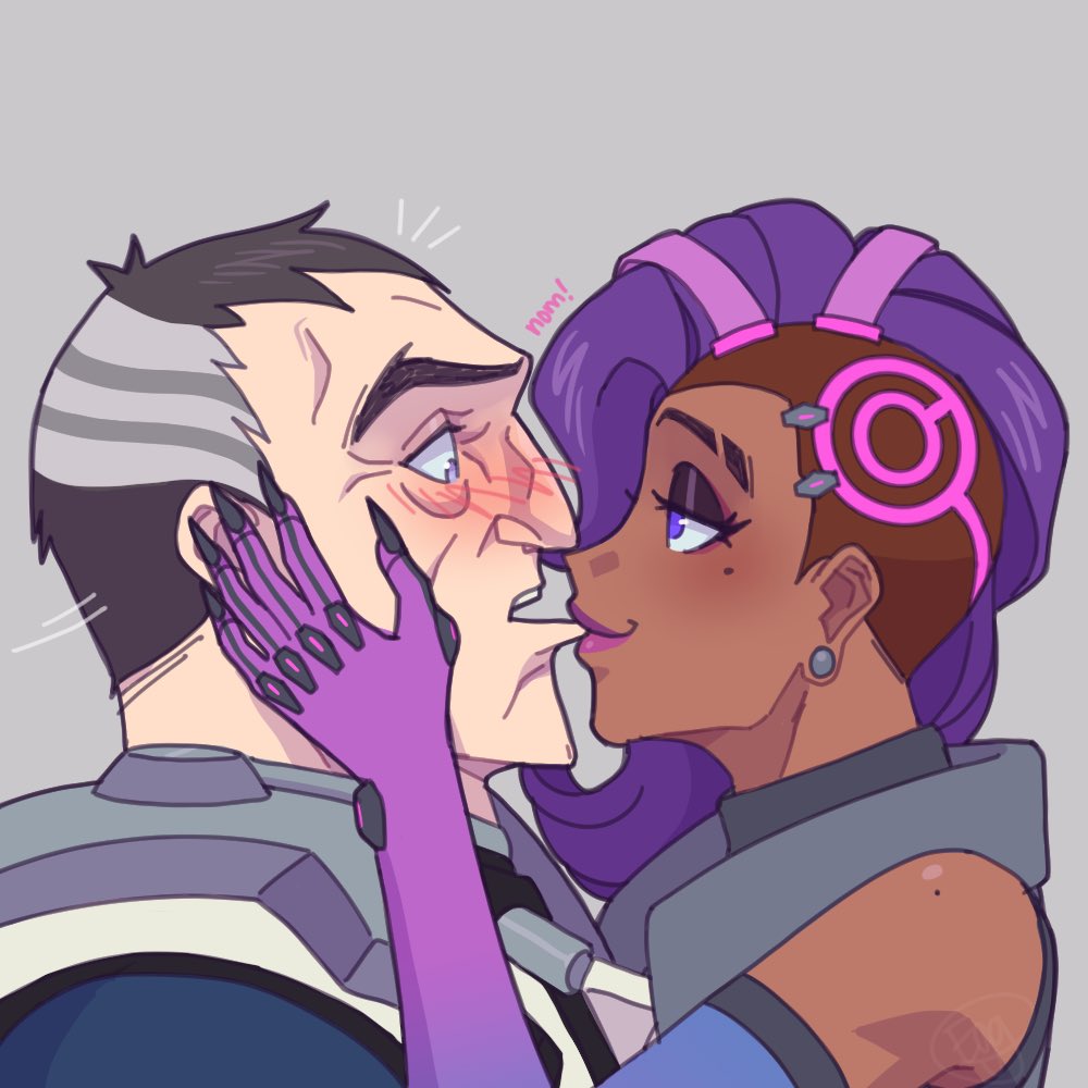 Thtawesomeegg67's tweet photo. Love bites๐ #sigma #sombra #gravityhacker #overwatch https://t.co/0lX7TcIbPm