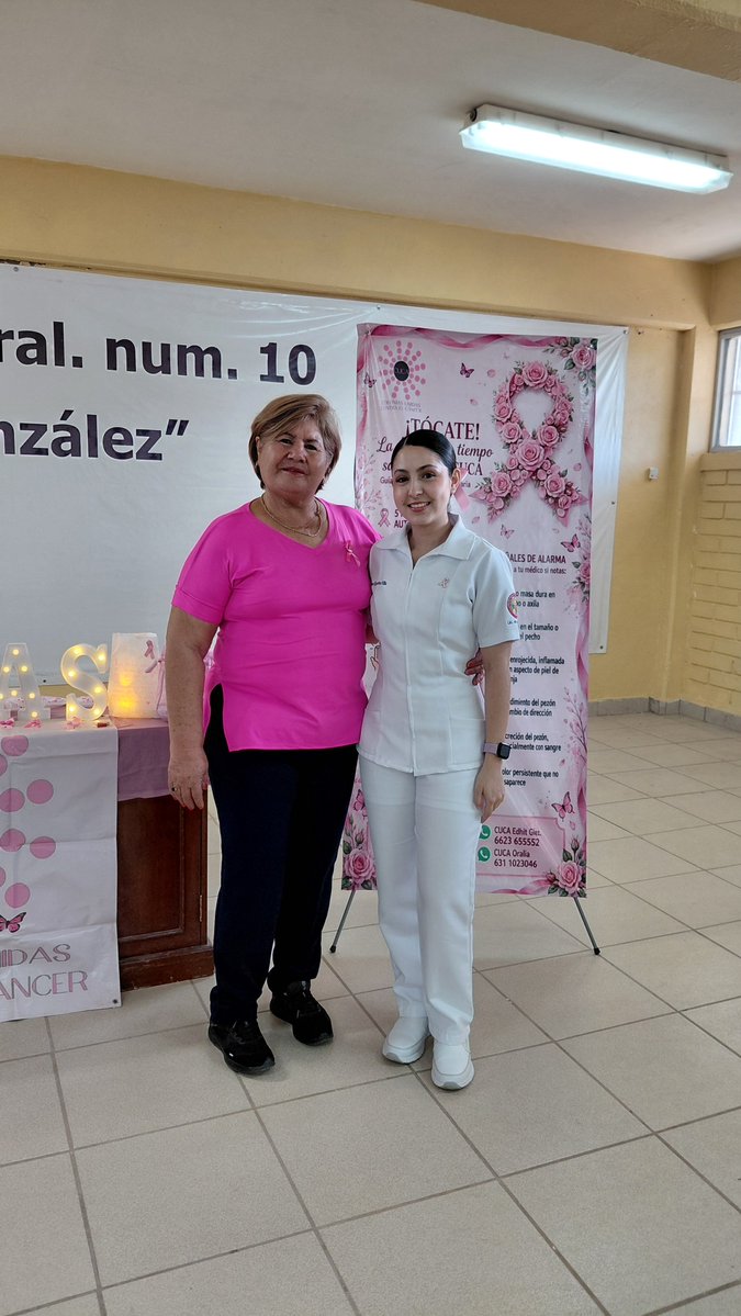 csuLOMASDMADRID's tweet photo. Fortaleciendo la lucha contra el cancer de mama. Platicas https://t.co/fHMOLshErl