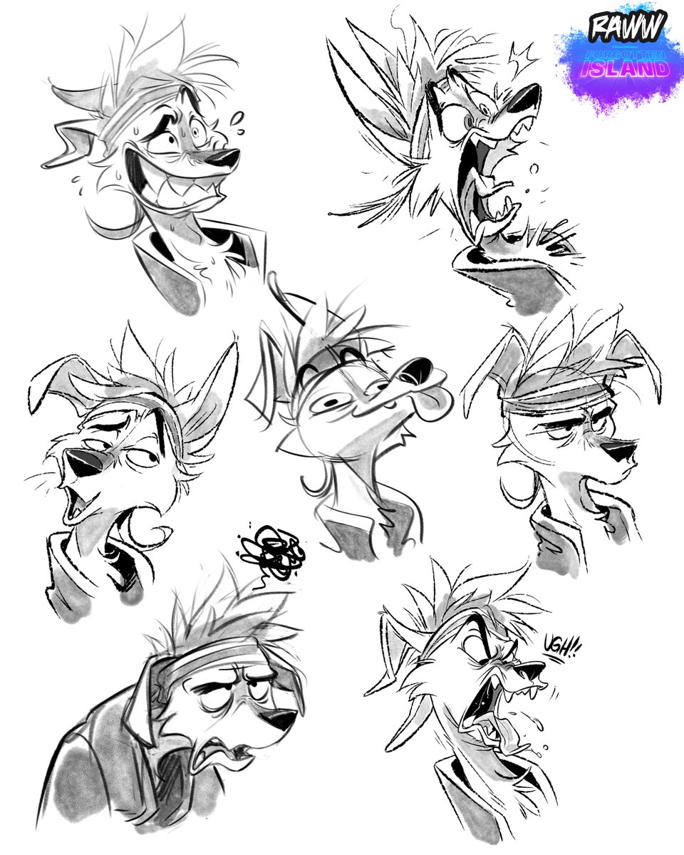 GenevieveTsai's tweet photo. Starting a big thread for some Raww designs I did for Forgotten Island! WAPOOOSH!! 🙌🔥🔥🔥 https://t.co/xX82WQEBiG