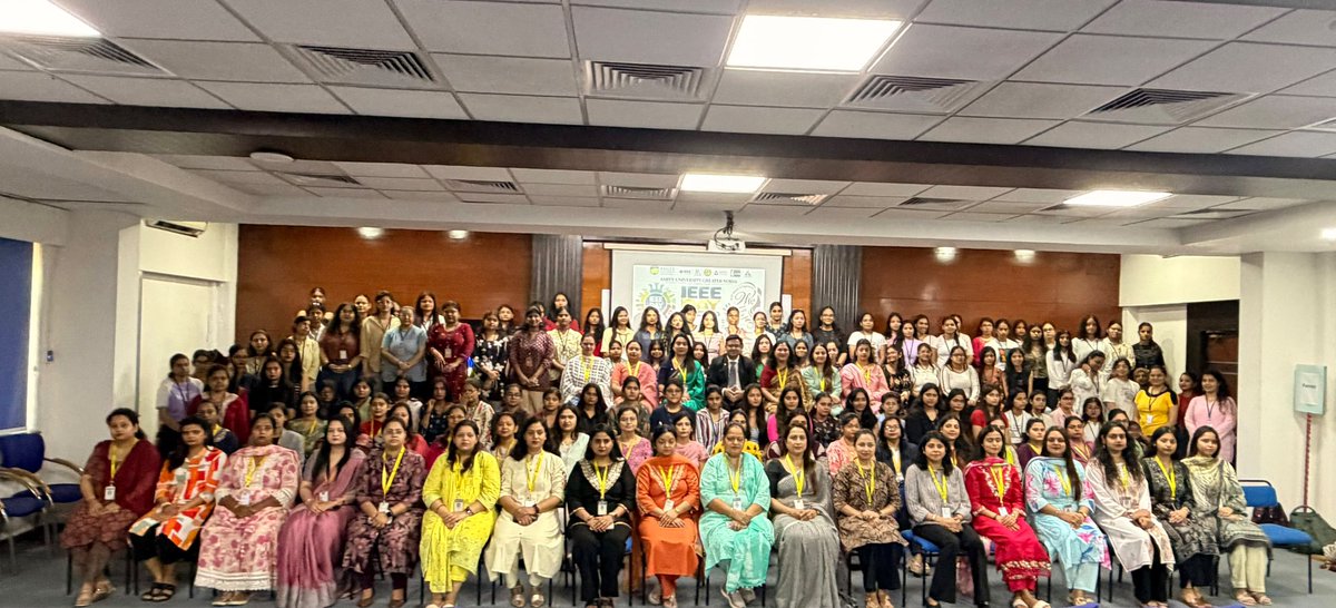 DrAjayRana's tweet photo. Celebrating 100+ Women in Engineering | IEEE Day
100+ women. Countless aspirations. One shared commitmentโto engineer a more inclusive and innovative future.
#IEEE #IEEEDay #IEEEWIE #WomenInEngineering #WomenInTechnology #WomenInSTEM #WomenInLeadership #EngineeringLeadership https://t.co/H6Sy60mLHV