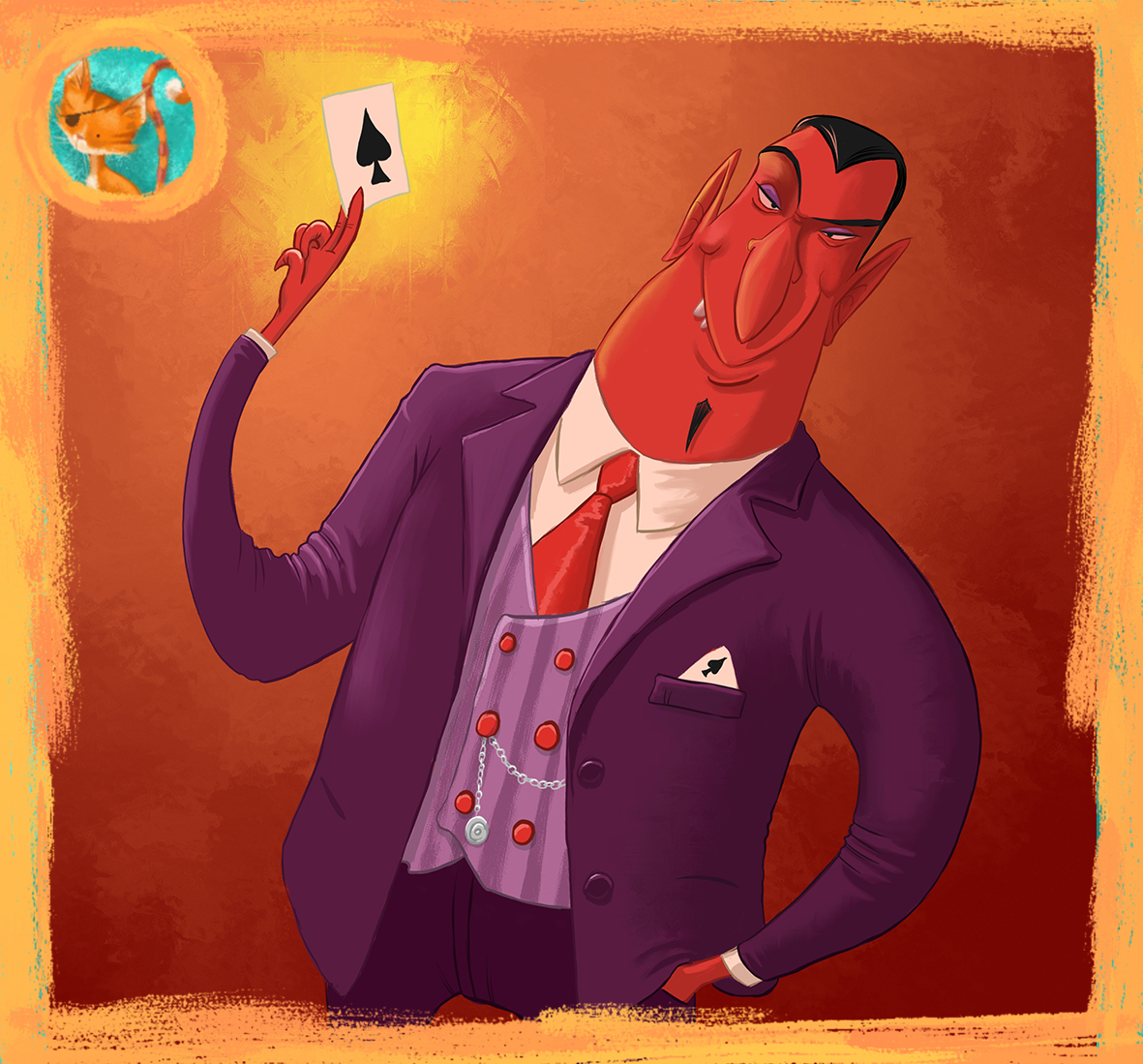 AndyCatBug's tweet photo. Watch out, he's a tricksy fellow #illustrator #artist #bookart #artcommunity #creative #illustrationart #artoftheday #design #illustration #picturebook catling-art.​com https://t.co/xuk52ArLaf