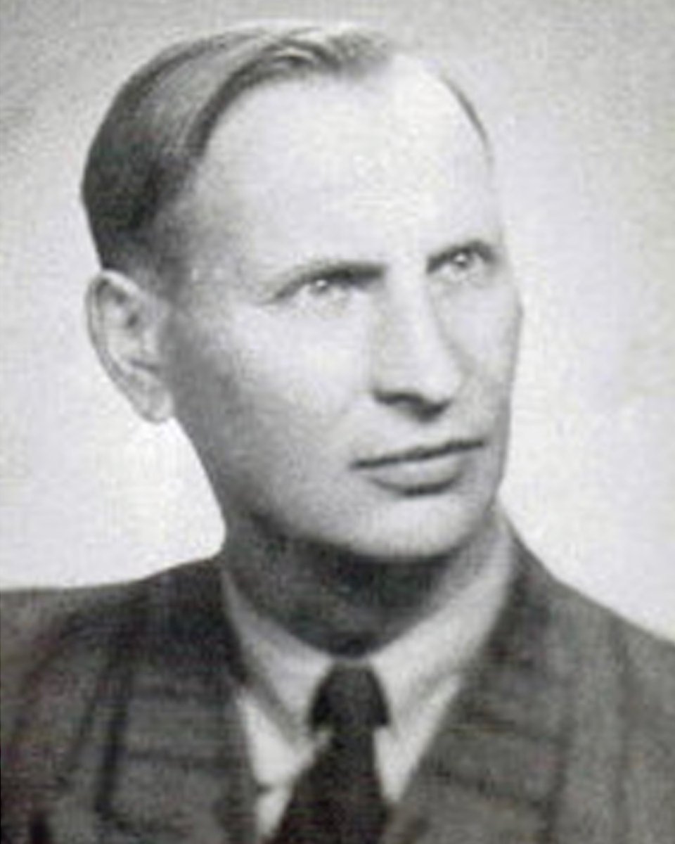 AuschwitzMuseum's tweet photo. 6 October 1912 | A Polish man, Marian Binkowski, was born in Warta. He worked as a postman. In January 1943, he was arrested by the Germans for his involvement in the resistance movement and imprisoned in Łódź.

He was imprisoned in Auschwitz from 3 July 1943.
No. 127597.
In 1944, he was transferred to KL Buchenwald, where he was liberated.

For almost fifty years after liberation, he wrote down his memories. On one of the pages of his book The Town of Warta during the Second World War, he wrote:

“Memory! It is memory that binds today with yesterday, the present with the past. It is memory that connects people, families and generations. It links together the events that make up the history and identity of a nation.”

Marian Binkowski died in 1995.

(In the photo: Marian Binkowski returned home after liberation from Buchenwald)