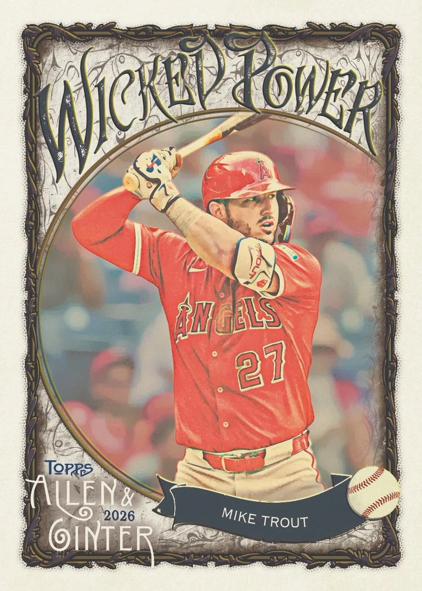 Walkon_Cards's tweet photo. What can you expect from Topps Allen &amp; Ginter Baseball which drops Wednesday?

The 2026 release features a 300-card base set delivering baseball’s biggest names and a mix of personalities and subjects from across sports, culture and beyond!

#walkoncards #sportscards #MLBB https://t.co/r6PUWzVlXN