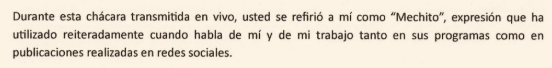 contracultural's tweet photo. jajajaja qué tal maricón le dice ELENA IPARRAGUIRRE de costadito a Juliana Oxenford y acá viene a llorar porque le dicen "Mechito" https://t.co/CVzWcXUCLx