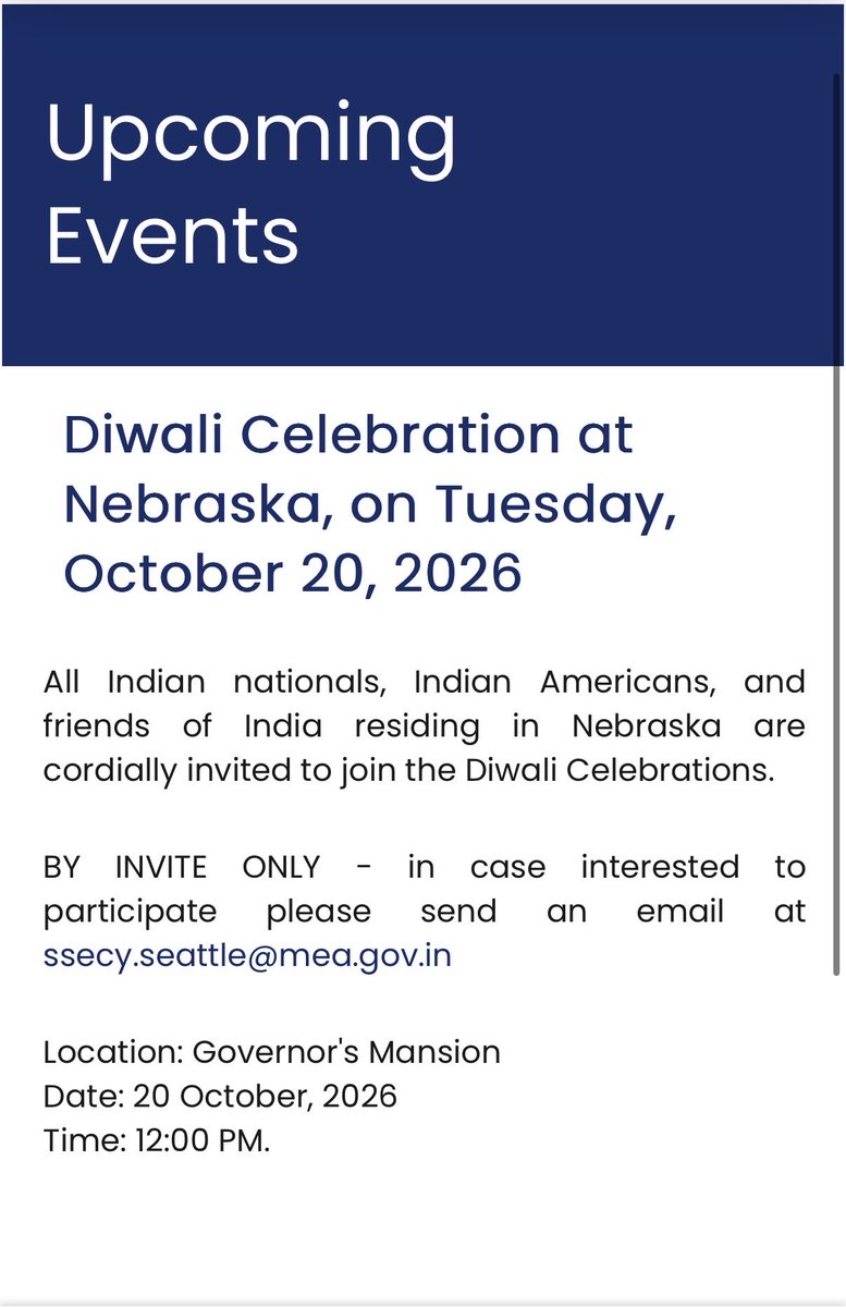 PlumbNick's tweet photo. An Indian consulate’s job is to advance India’s interests abroad.

So when India’s Seattle Consulate organizes Diwali celebrations inside governors’ mansions, state capitols and city halls, we shouldn’t automatically view them as just nice community holiday events.

Americans should stop pretending culture and foreign policy exist in completely separate boxes.

If the Consulate’s purpose is to advance India’s interests, why wouldn’t we evaluate its cultural outreach through that same lens?

And when those cultural relationships begin overlapping with universities, business development, trade missions and governors’ offices, who on the American side is making sure our interests remain the priority?