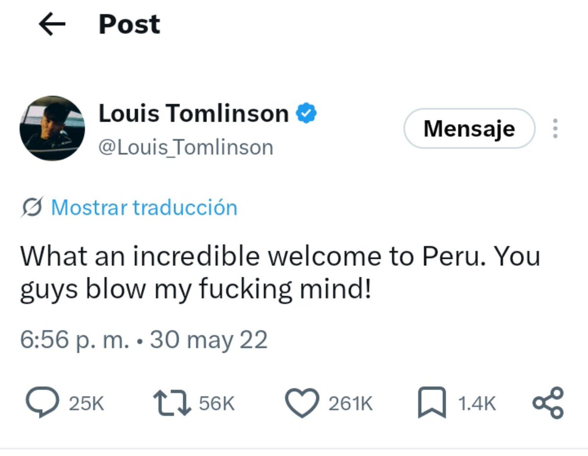 louvodoo's tweet photo. las gringas llamandonos animales irrespetuosa acosadoras por esperarlo en el aeropuerto y el hotel y estar emocionadas por su visita para que luego louis les cierre la boca con este tweet y en las entrevistas dijo que le gustaba la cultura musical latina 😓😓😓 https://t.co/NiHC8xSUwV
