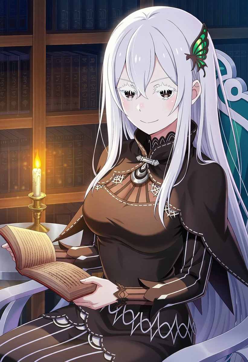 runoa_0's tweet photo. 「眠れないのかい？
ボクと少し話そうか」

エキドナ / Echidna
#リゼロ
#rezero
SFW illustration, No nudity, no suggestive intent. https://t.co/OVFSQftsE2