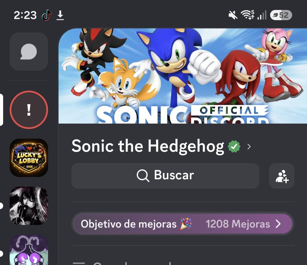 MrAndroidOs's tweet photo. #sonicthehedgehogㅤㅤㅤ #discord  el autismo fue tan grande que se tumbaron el server de sonic en tiempo record https://t.co/YDpTqzuF7K