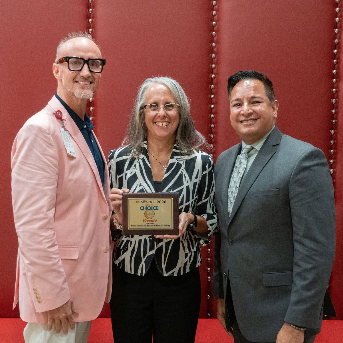 stxhealthsystem's tweet photo. #STHSEdinburg & #STHSMcAllen have been named #BestHospital in @monitornews' 2026 #ReadersChoiceAwards, earning recognition from more than 200,000 votes cast across the #RGV. We’re proud to serve our community with compassionate, high-quality care close to home. #RGVProud https://t.co/NT0JOJW55e