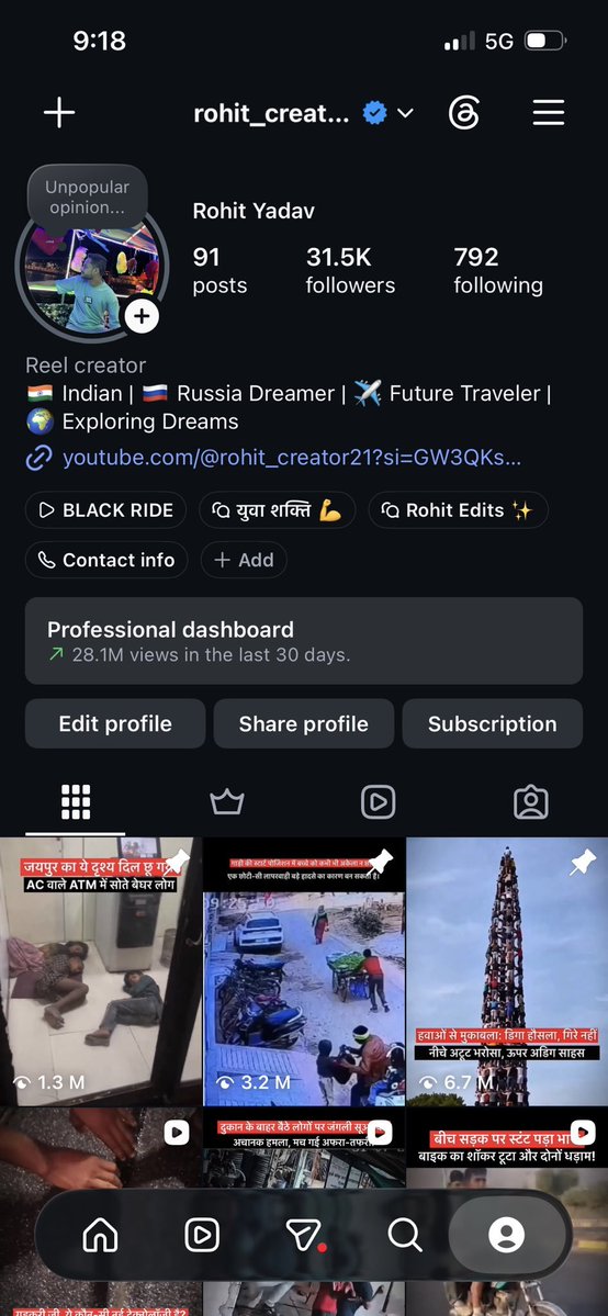 ROHITYA27525973's tweet photo. My friend’s Instagram account @rohit_creator2 (31.5K+ followers) was disabled unexpectedly. Please review the account manually and restore it as soon as possible if the action was taken in error.
@Instagram @instagramcomms @Meta @finkd https://t.co/ZWZZcIyFeW