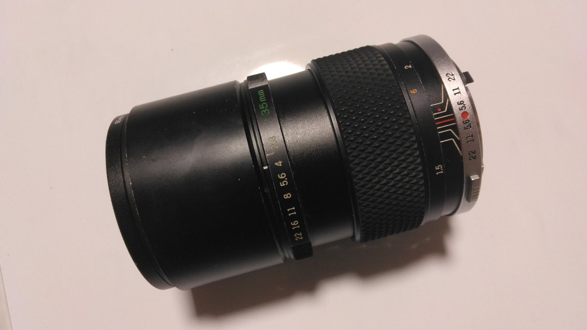 u5am1's tweet photo. endenさんに OM Zuiko 135mm F2.8 仕入れてもらいました ありがとう～ ᐡᴗ͈  ̫ ᴗ͈ᐡ https://t.co/TnRLSNzNRB