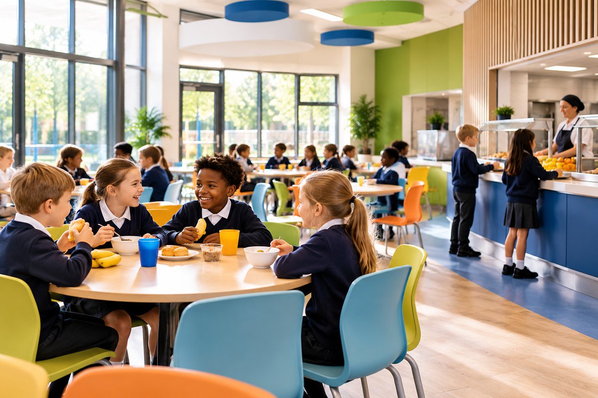 Polycopy's tweet photo. Could your school breakfast club space be working harder?

Read the full insight 👉 https://t.co/ojOLkeZTKa

#SchoolBreakfastClub #LearningSpaces #EducationEstates #PrimarySchools #SchoolDesign #Education https://t.co/Q5uf1IFhpZ