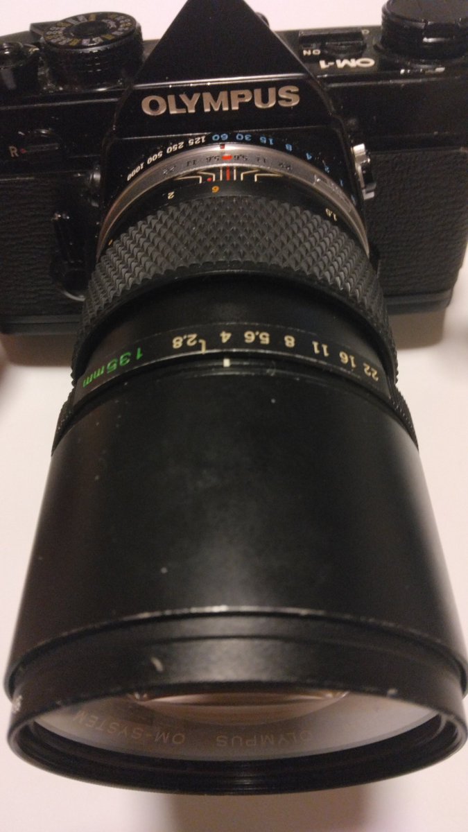u5am1's tweet photo. endenさんに OM Zuiko 135mm F2.8 仕入れてもらいました ありがとう～ ᐡᴗ͈  ̫ ᴗ͈ᐡ https://t.co/TnRLSNzNRB