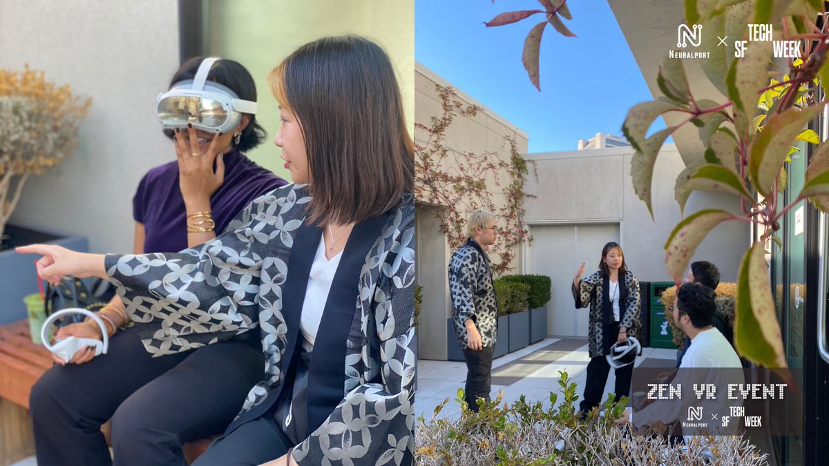 xranna000's tweet photo. Yesterday, people experienced NeuralPort firsthand—stepping away from the noise, exploring immersive VR, and sharing their reactions with us.
Thank you to everyone who joined us!!
@a16z @techweek_ @fumahayashi2001 @PameLuMallea
#ZENVRbrainRecovered #ZENVRbrainRecharged https://t.co/aUE0PmpGHl