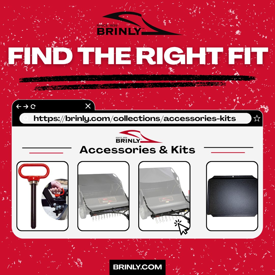 BrinlyHardyCo's tweet photo. Think of it as giving your Brinly equipment a little upgrade before fall hits! Our accessories and kits are built to enhance what you already have so you can tackle every yard job the season throws at you.
Shop now at https://t.co/1tokF4dc6W
#BrinlyHardy #FallLawnCare #YardWork https://t.co/N0IIHoziPt
