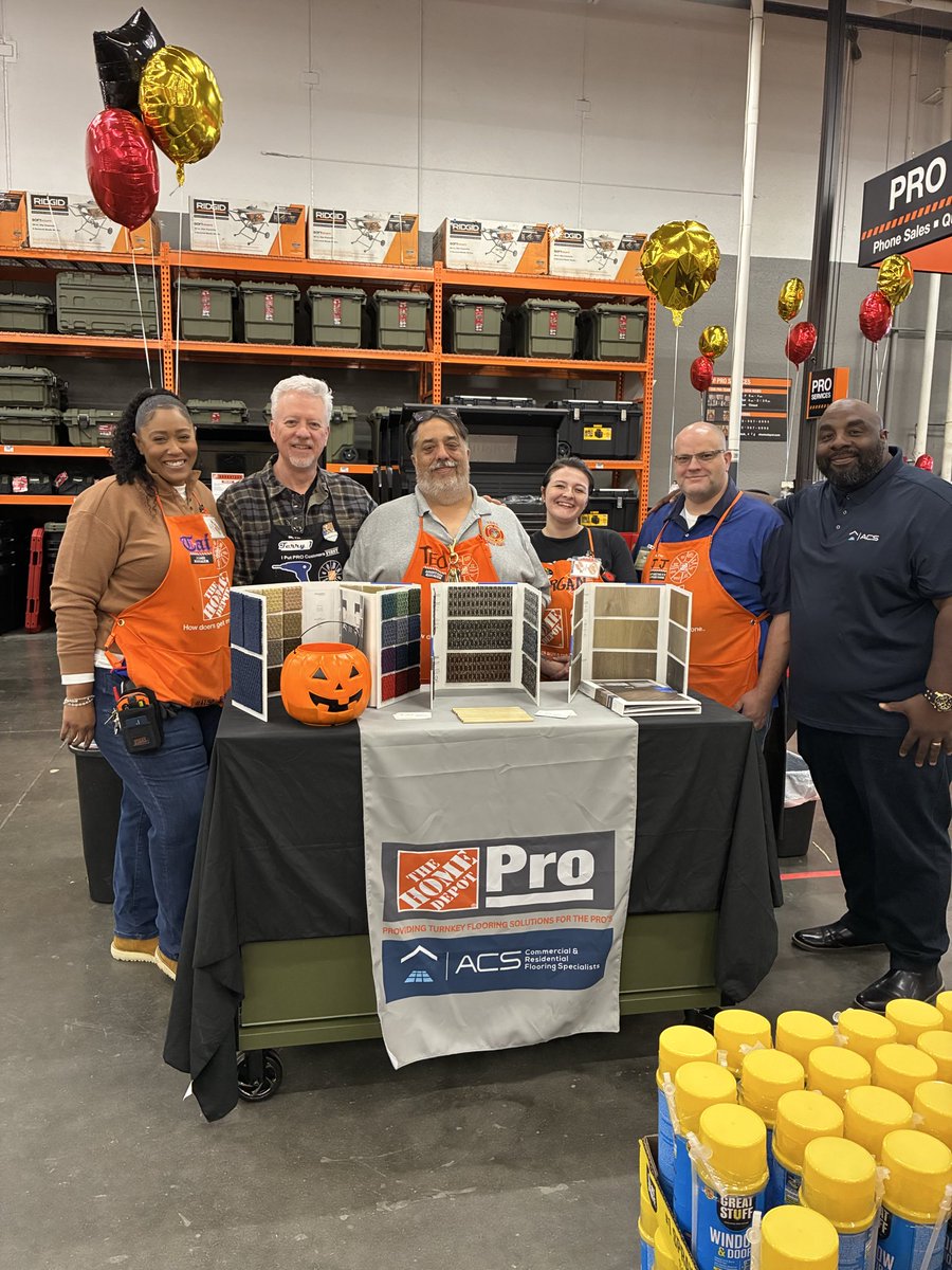 SeanRBostonACS's tweet photo. More pictures more fun at Home Depot pro event store 4159. @ACS_flooring https://t.co/OgGyPlYwBg