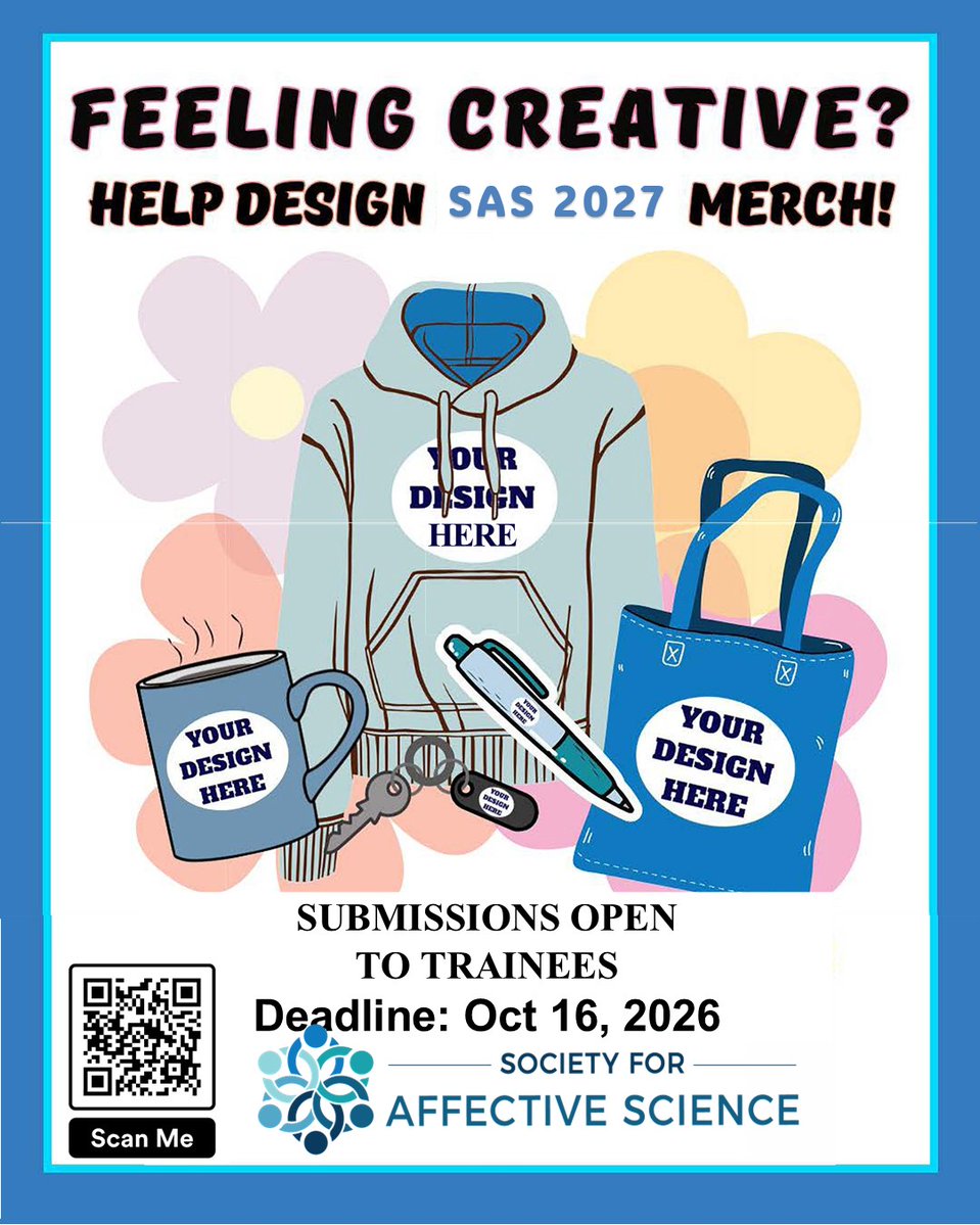 affectScience's tweet photo. Ten days left to submit for the SAS 2027 merch contest!!! Get your designing on! https://t.co/C9YlbSJz5f
