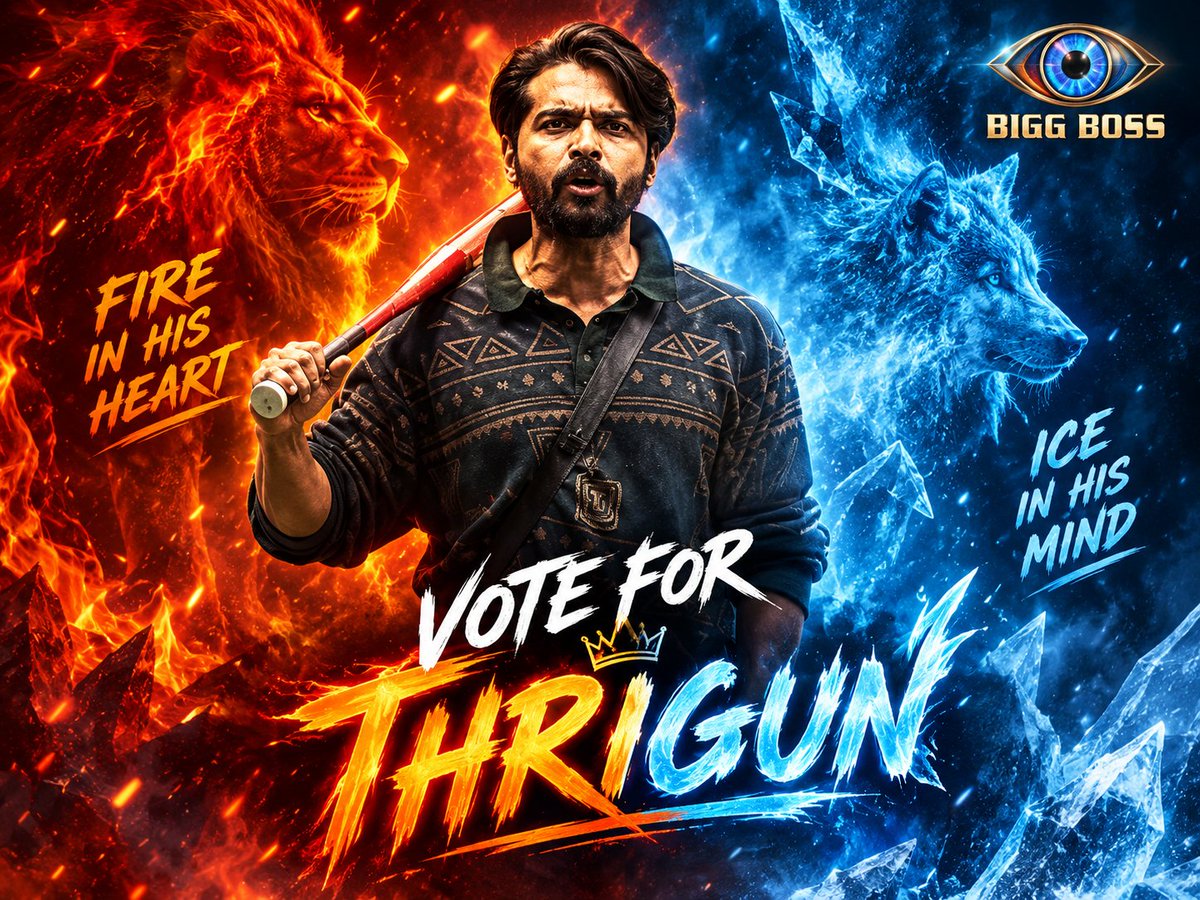 NavyaSoul's tweet photo. If you believe in #Thrigun’s game… 👀🔥
Don’t just watch #VOTE! 🗳️
❤️‍🔥 VOTE FOR #THRIGUN 

#Thrigun #BiggBossTelugu10 #BiggBossTelugu #BiggBoss10telugu ! https://t.co/Ktz7kLgzFx