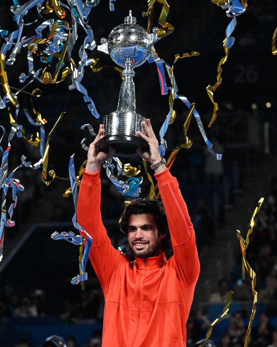 TheTennisLetter's tweet photo. Congratulations to Carlos Alcaraz and Novak Djokovic for winning Tokyo and Beijing.

🏆🏆 https://t.co/9hItecKMJe