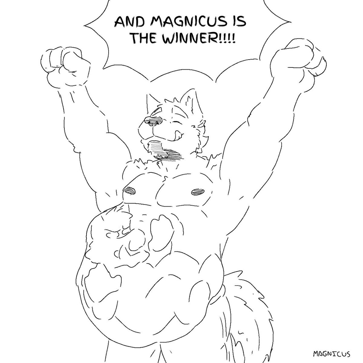 MagnicusFat's tweet photo. Day 6
Quarrel
Sorry, fighting made me hungry
#voretober #voretober2026 #vore #furry https://t.co/b6JbuIplkN