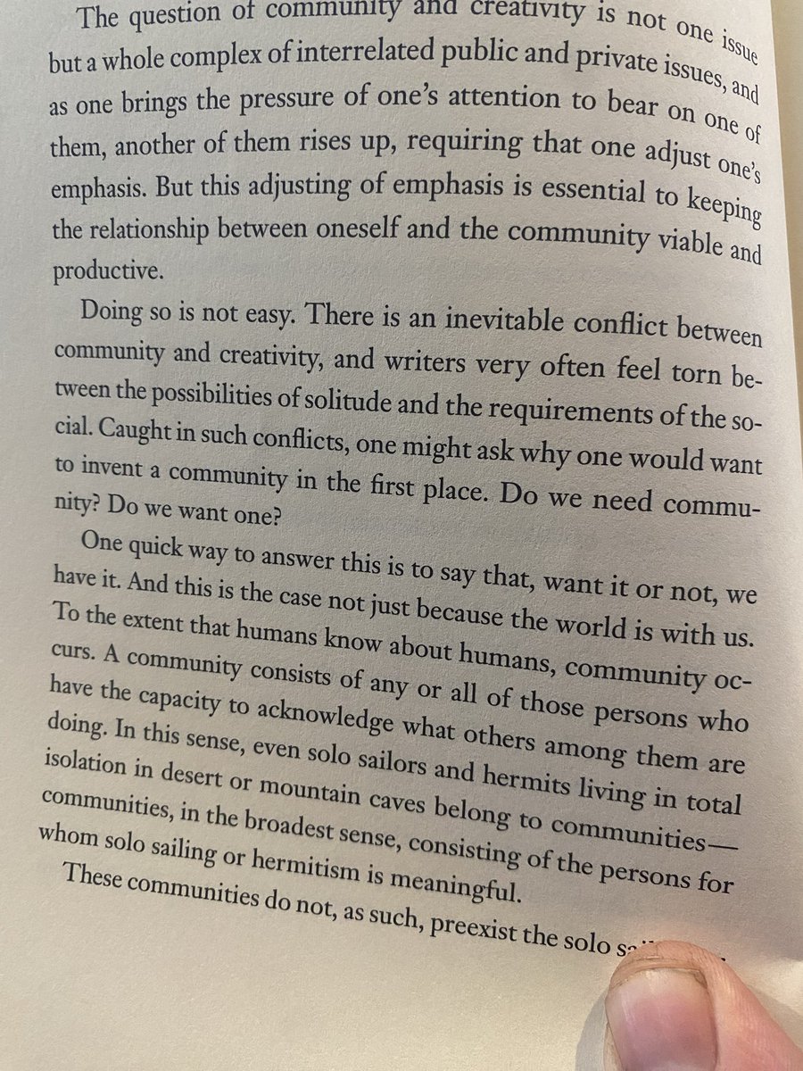 wwallyjjo's tweet photo. Set down St. Peter Damien’s “Dominus Vobiscum” and happened upon these very similar eremitical sentiments from Lyn Hejinian moments later. Happy feast of St. Bruno indeed! https://t.co/OWuXRXvFrO