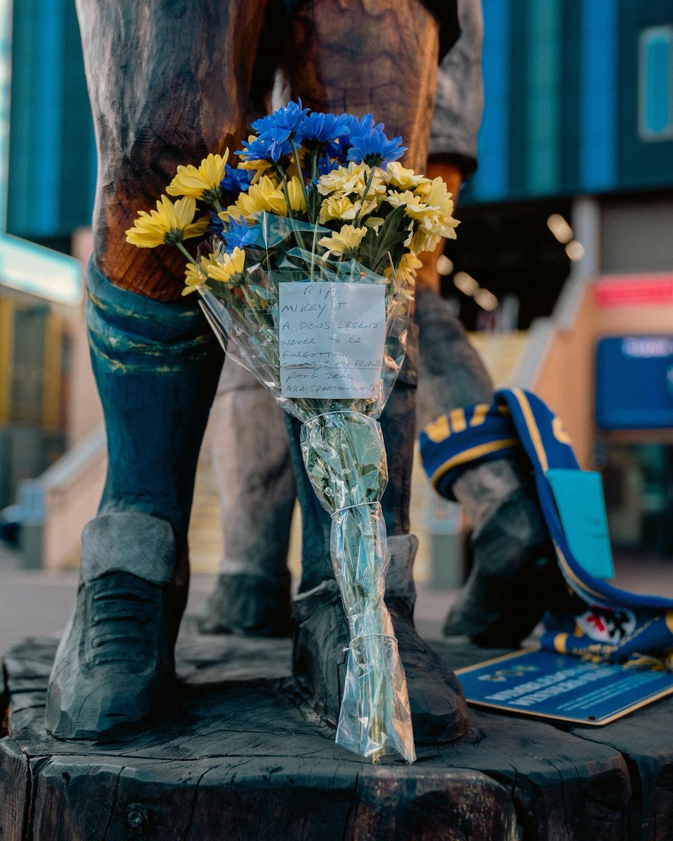 AFCWimbledon's tweet photo. Never to be forgotten, what a man 🫶 https://t.co/1confBneNO